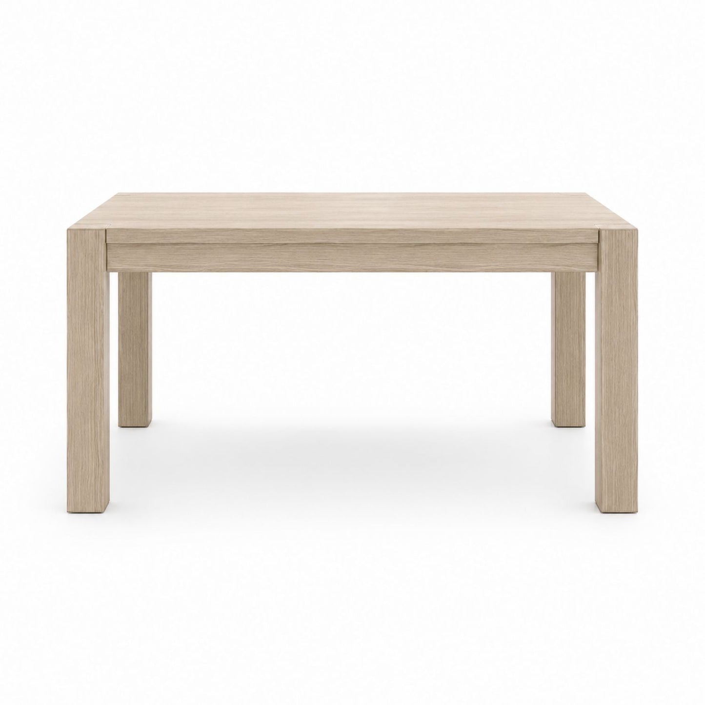 Rectangular Oak Veneer Dining Table 150cm x 90cm x 75cm