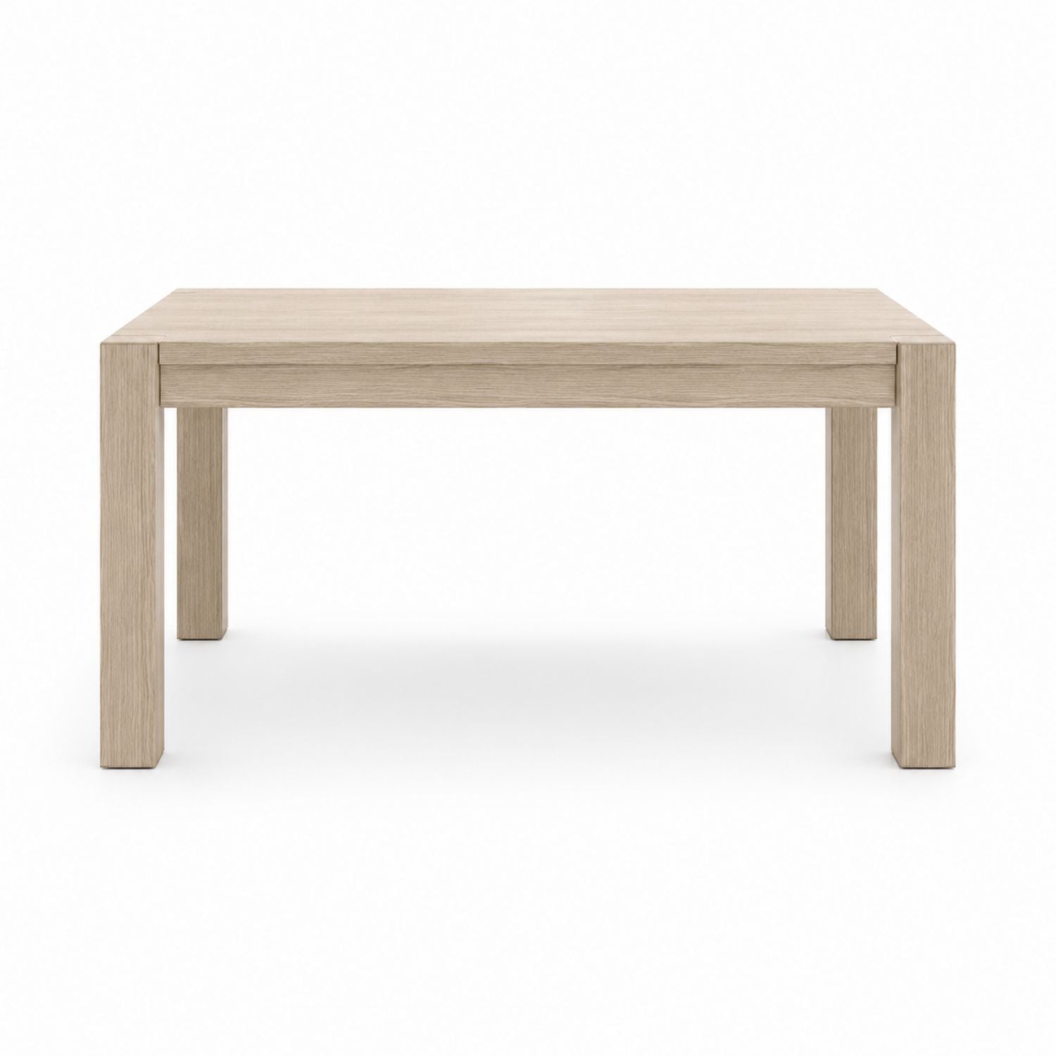 Rectangular Oak Veneer Dining Table 150cm x 90cm x 75cm
